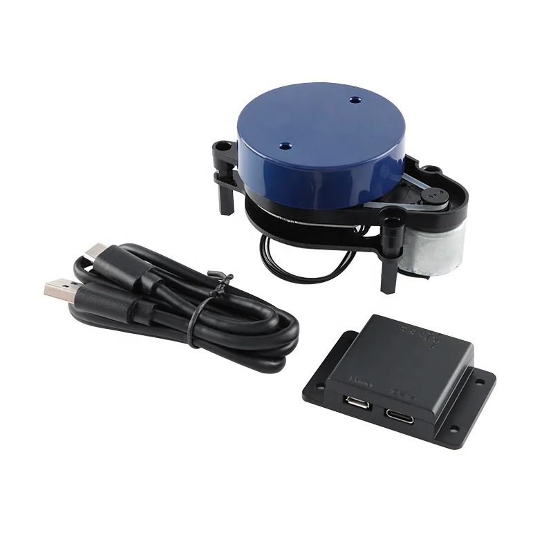 360 Degree Scanning Laser Radar Scanner Ranging Sensor Module 8M 3KHz 7hz Frequency Ros Obstacle Avoidance