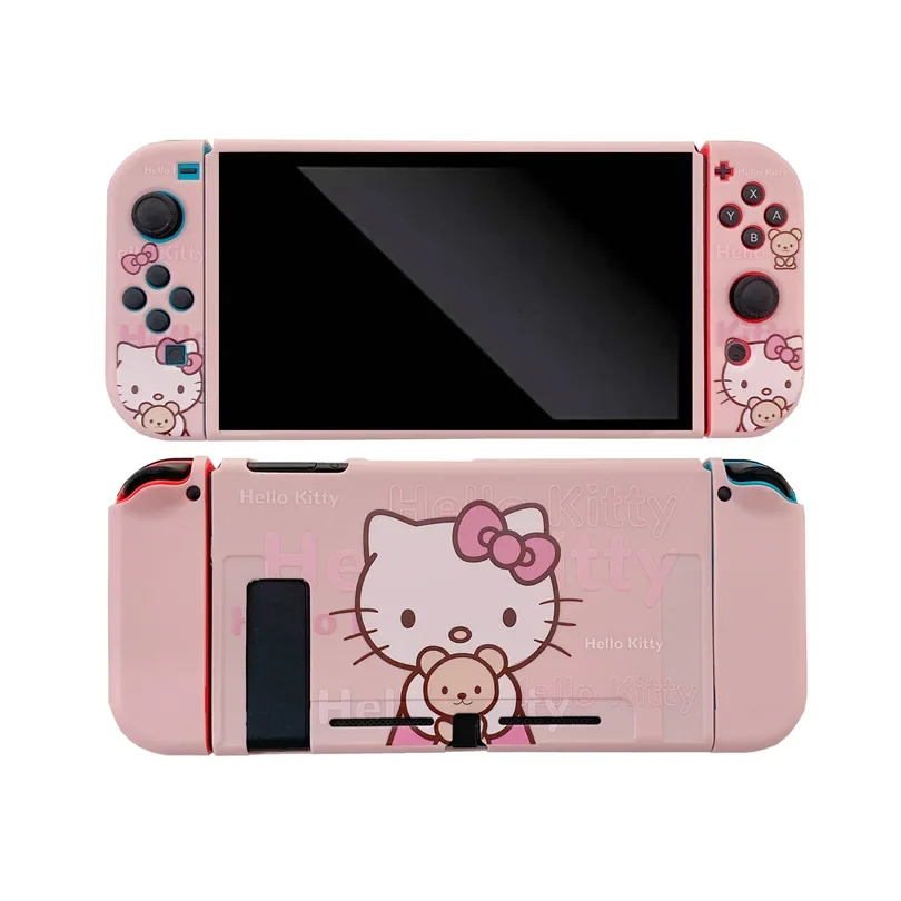 Sanrio Hello Kitty Soft TPU Protective Cover Suitable for Nintendo Switch NS Controller Protective Back Cover