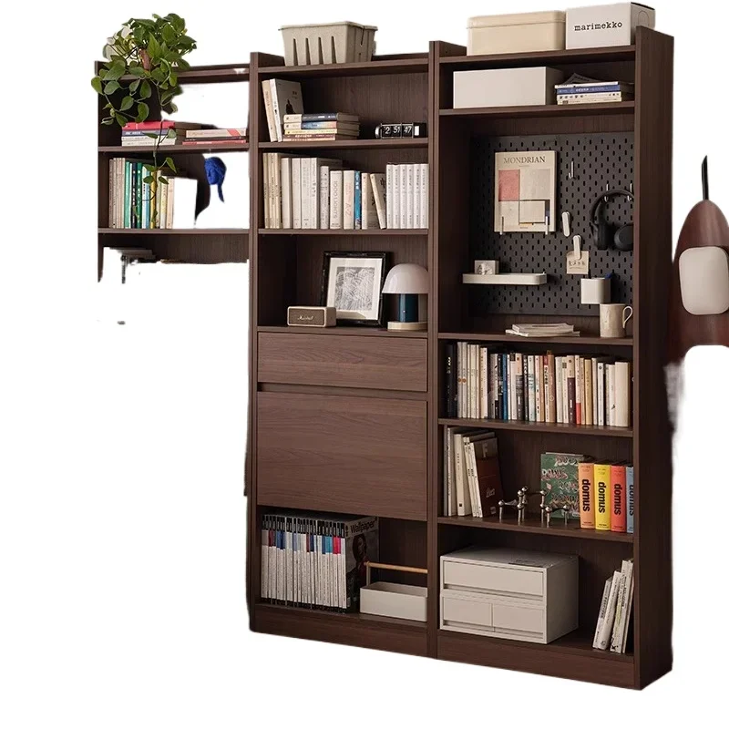 Bookcase integrated whole wall living room display cabinet study bookshelf