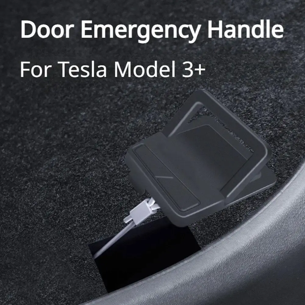 Porta Traseira de Emergência Handle Lock para Tesla, New Backdoor Físico Bloqueio, Rapidamente Abrir Escape Switch, Acessórios do carro, X9L2