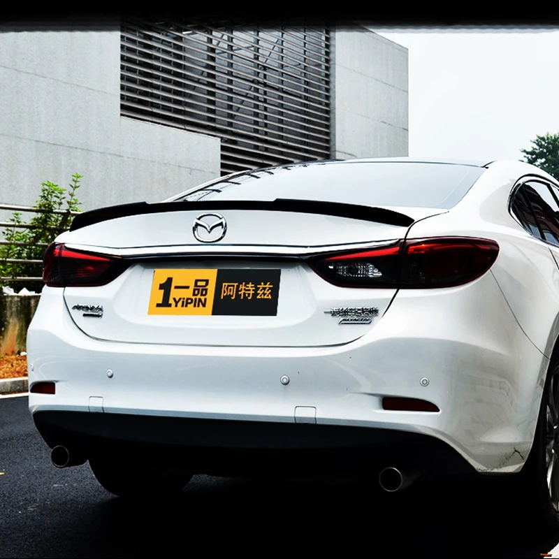 

Задний спойлер для Mazda 6, спойлер из АБС-пластика для заднего крыла автомобиля, Праймер, цветной задний спойлер, нажмите на хвост для Mazda 6 ATENZ, спойлер 2014-2017