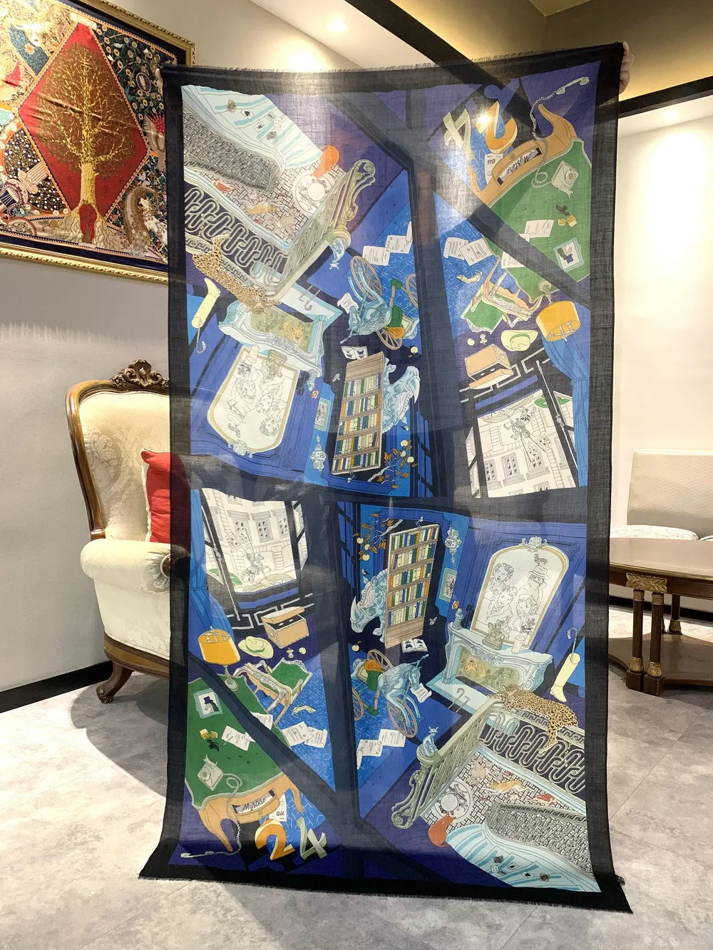 

Длинный кашемировый шарф с бахромой для женщин, зимняя шаль, дизайнерская пашмина, фулярд, аксессуар для одежды и сумок, 200х100 см