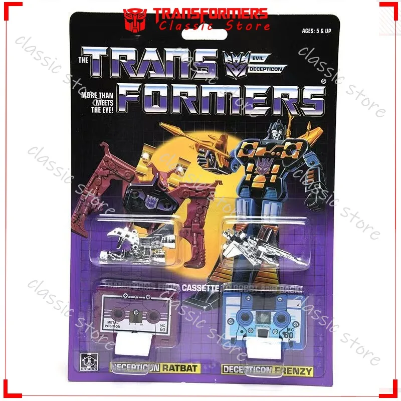 

In Stock Classic Transformers Toys G1 Reissue KO Edition Ratbat&Frenzy Cybertron Autobots Action Figures Collectible Gifts