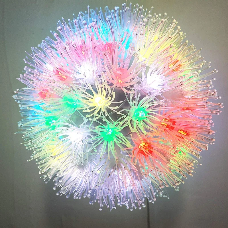 Dandelion Spherical Light Emitting Diode with Color Remote Control Option