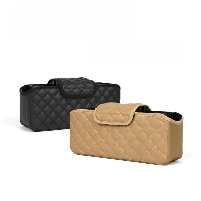 Car Seat Back Storage Box Car Seat Back Storage Box Multifunctional Rear Storage Water Cup Hanging Bag Tissue Box