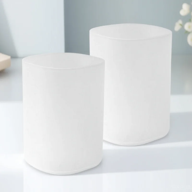 2 قطعة منظم أقلام الرصاص القرطاسية حامل قلم الطاولة المحمولة سهلة التخزين سطح أملس حامل قلم حاوية القرطاسية #6