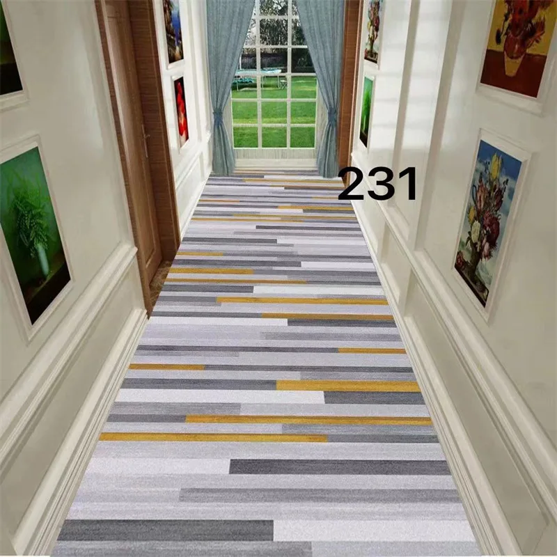 VIKAMA Ethnic Style Carpet, American Retro Living Room Sofa, Bedroom Closet, Kitchen Corridor, Passageway Rug Home Decoration