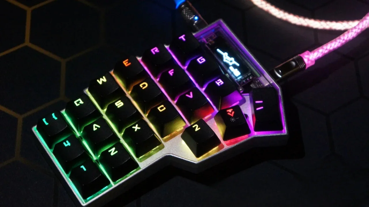 Imagem -05 - Coren Teclado Dividido sem Fio Personalizado Crkbd Bluetooth Kit de Teclado Dividido de Troca Quente de Modo Duplo Rgb Kvk Firmware para Teclado