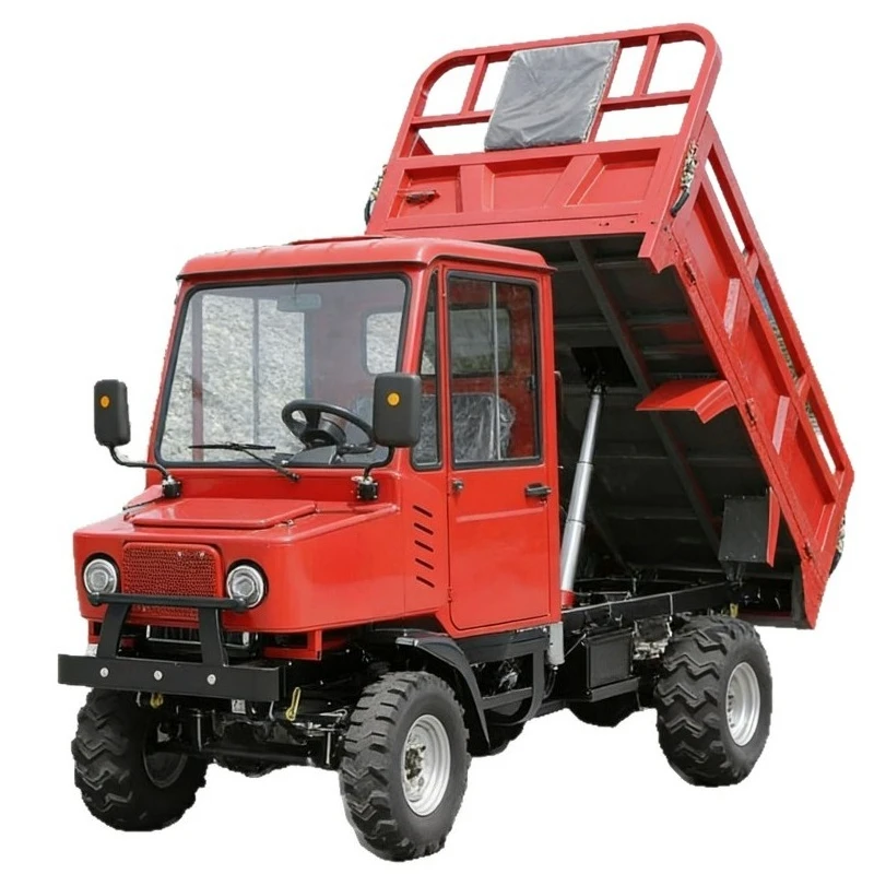 agricultural four wheel tractor dump truck four wheel drive farmer vehicle mountain climbing engineering transport(Deposit）