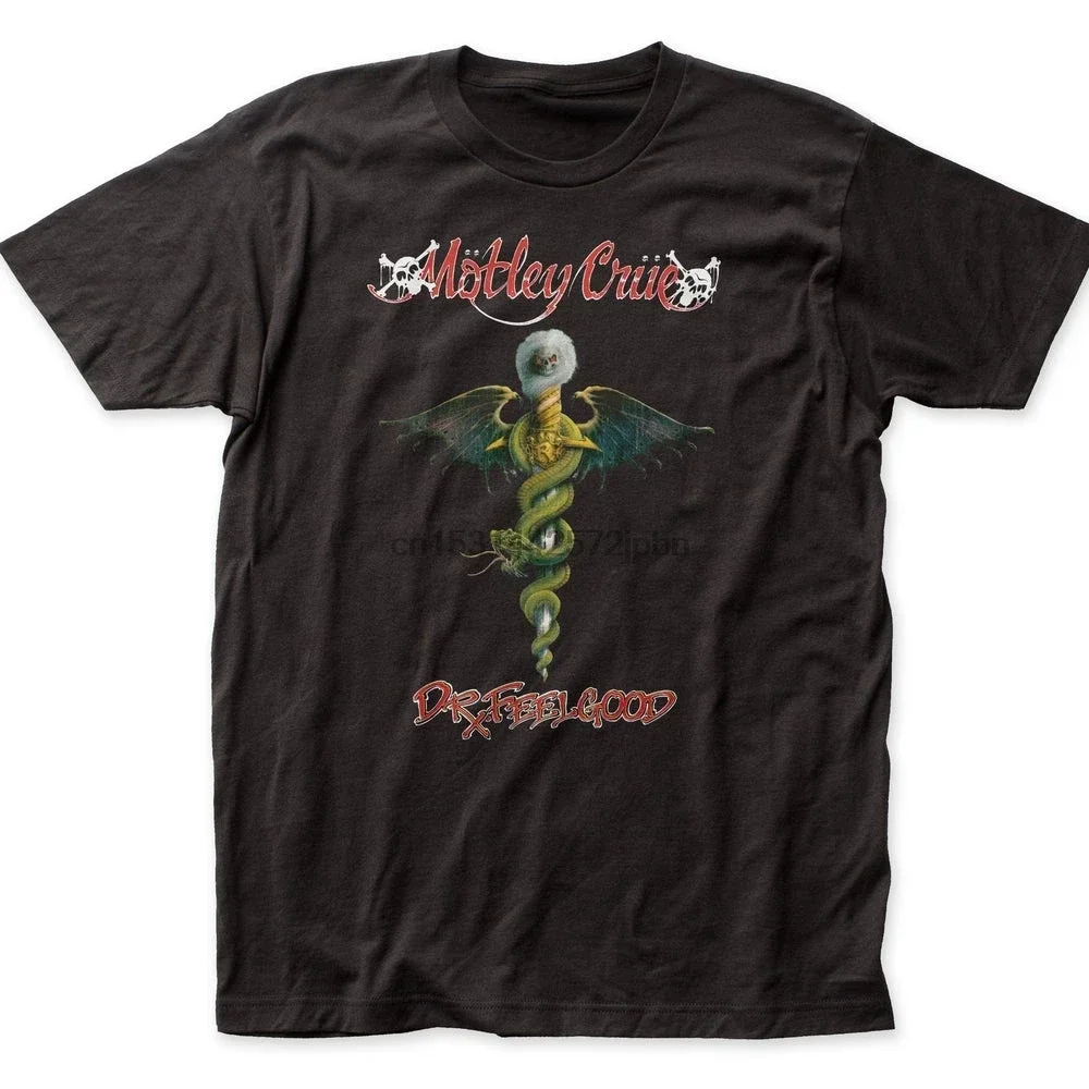 

Motley Crüe Dr. Feelgood Soft Fitted 301 Cotton Tee (MC03) Black