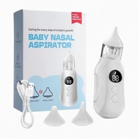 Baby Electric Nasal Aspirator Nose Sucker for Baby & Toddler Rechargeable Nose Cleaner with 9 Suction Levels 2 Silicone Tips