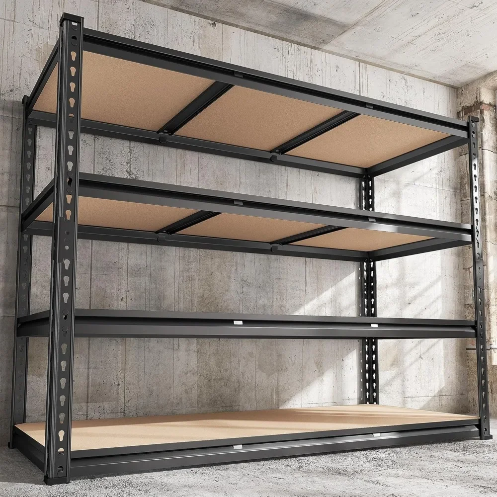 

Garage Shelving Heavy Duty 2500LBS Storage Adjustable Garage Storage Shelf 4 Tier Metal Shelves for Storage Rack Industrial