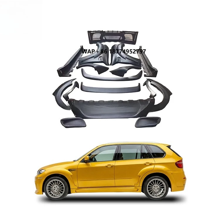 Styling-Karosserie-Kit X6 E71 Vordere Hintere Stoßstange Kotflügel Auto-Zubehör Karosserie-Kit