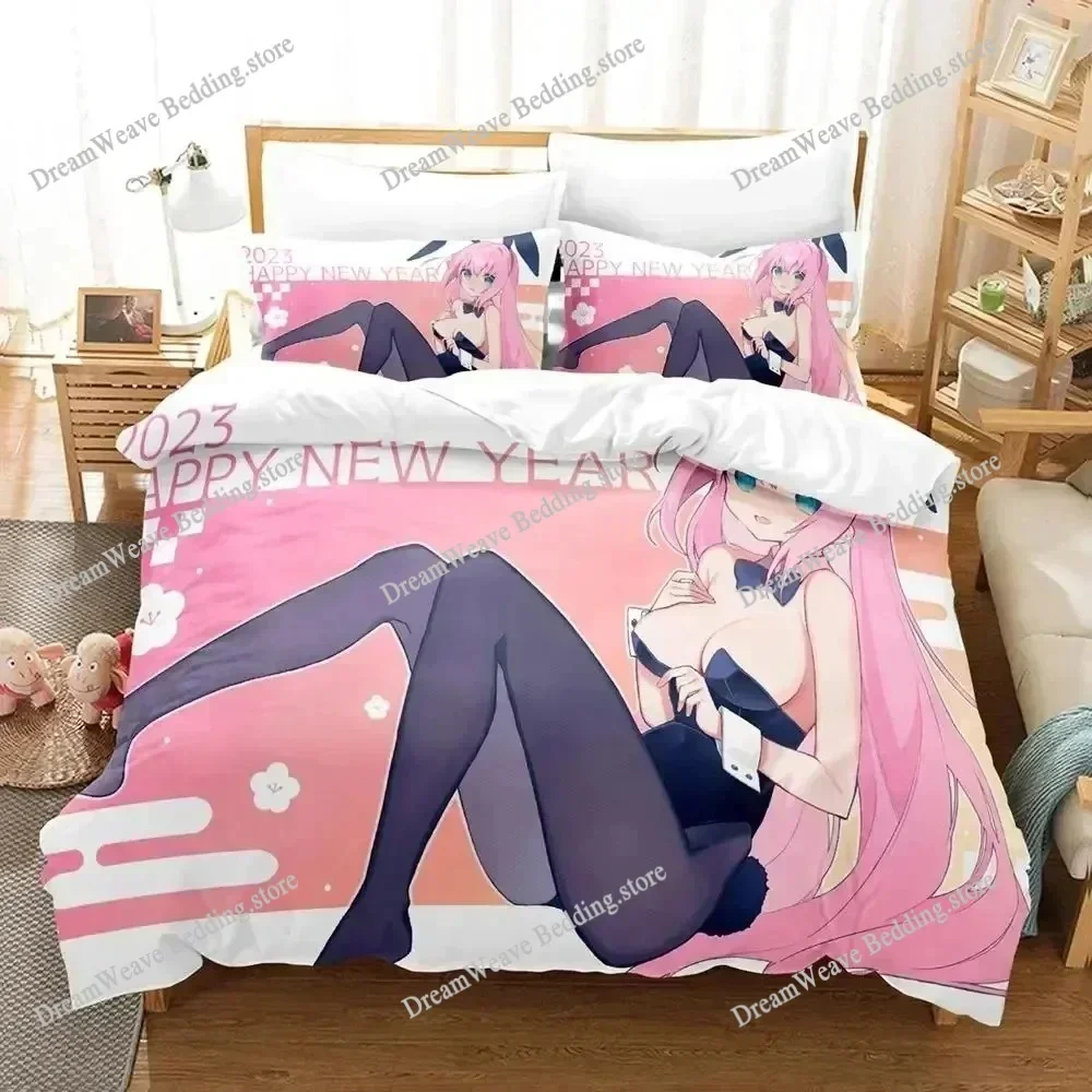 

Hitori Gotoh Bocchi The Rock Cartoon Poster Sheets Quilt Covers Bedding Dormitory Sheets Bedding Set Soft Warm Bedding Set963963