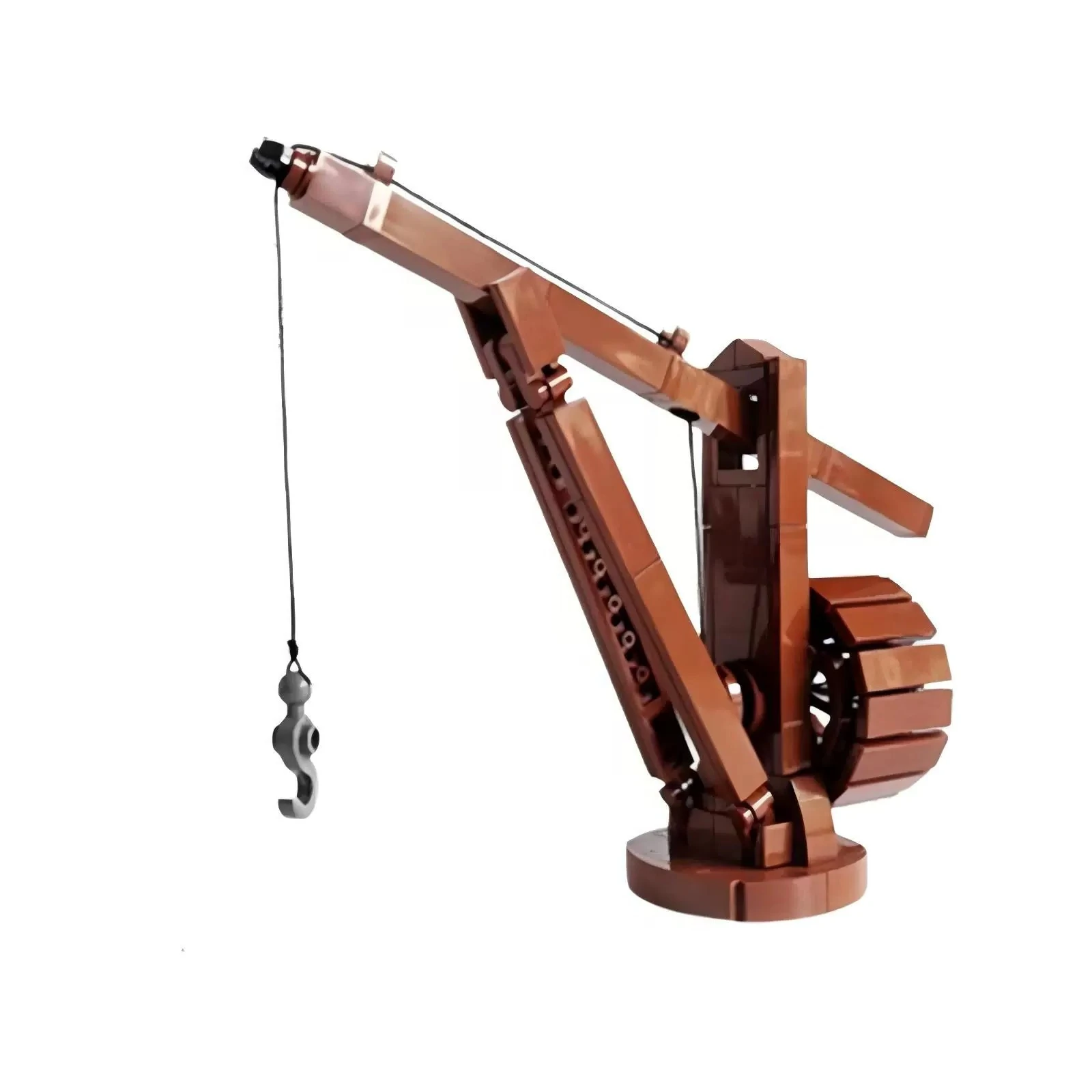 

&& MOC-152771 Castle Accessory Model Moc Medieval Tool Series Building Blocks Crane Modular Technology Weapo0ns Toys Boys Gift