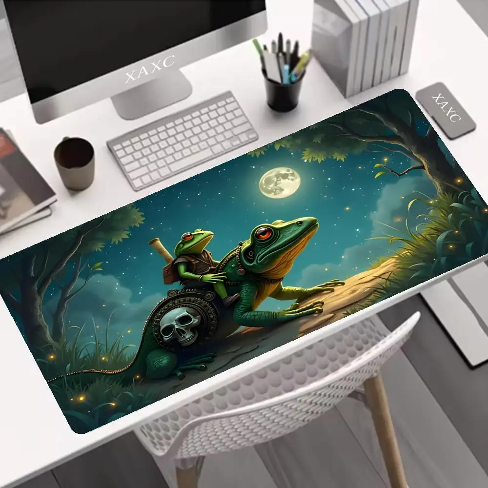 XAXC Play mat, party play mat, frog wizard themed anime desk mat, desktop accessory, mouse pad Gamer Mousepad