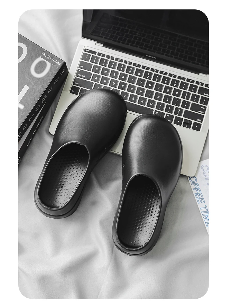 Hotel-Kochschuhe, Vier-Jahreszeiten-Modell, Neu, Rutschfest, Wasserdicht, Ölbeständig, Weiche Sohle, Küchen-Arbeitsschuhe, Herren-Outdoor-Freizeit-Sicherheitsschuhe – Detail 9