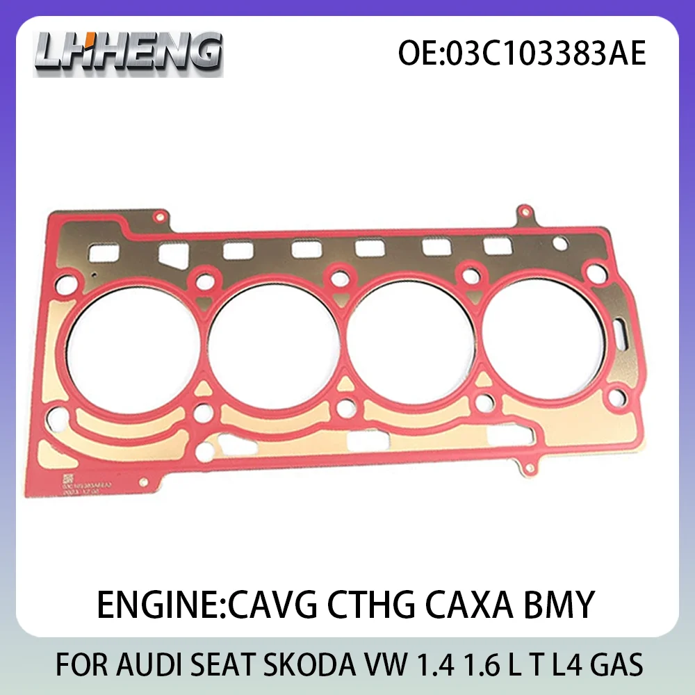 

Engine Cylinder Head Gasket For AUDI SEAT SKODA VW 03C103383AE 03C103383AH 03C103383AJ 1.4 L T 1.6 L T L4 BLG 05-22 1.4L 1.6L
