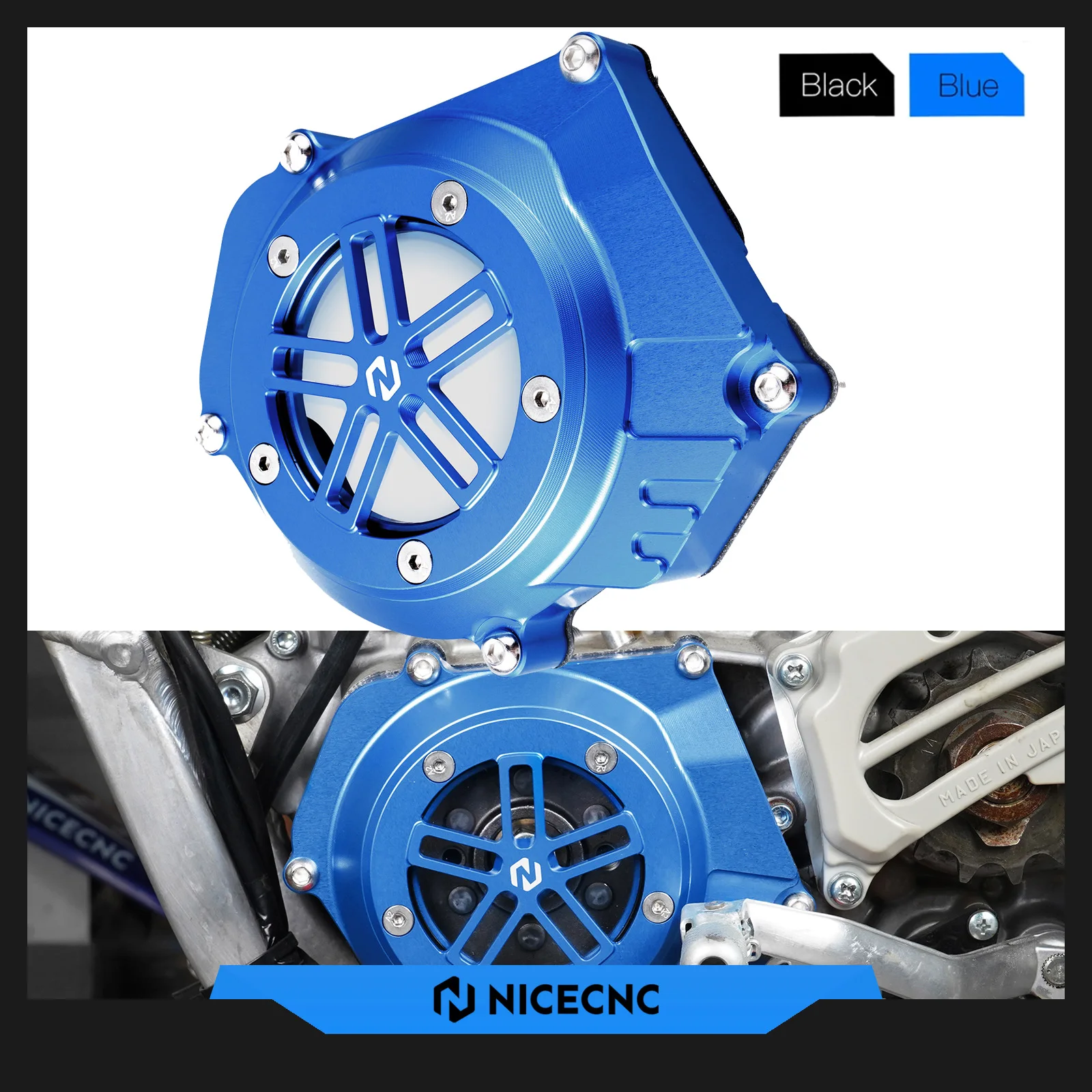 

NICECNC для Yamaha YZ250 1999-2024 YZ250X 2016-2023 YZ 250 250X крышка статора мотоцикла, генератора, магнитная крышка картера, защита