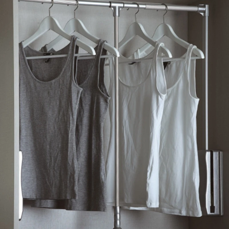 

Wardrobe Cloakroom Buffer Lift Hanger Pull-down Clothes Rod Bedroom Storage