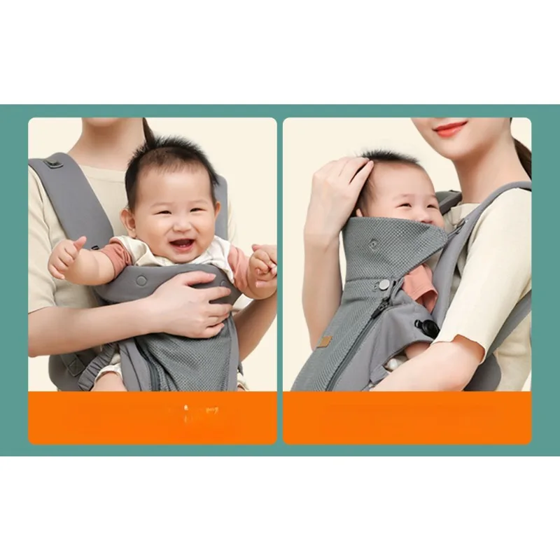 Porta-Bebê Respirável no Verão, Frente-Transporte, Simples Dual-Purpose, Leve, Back-Type, Recém-nascido