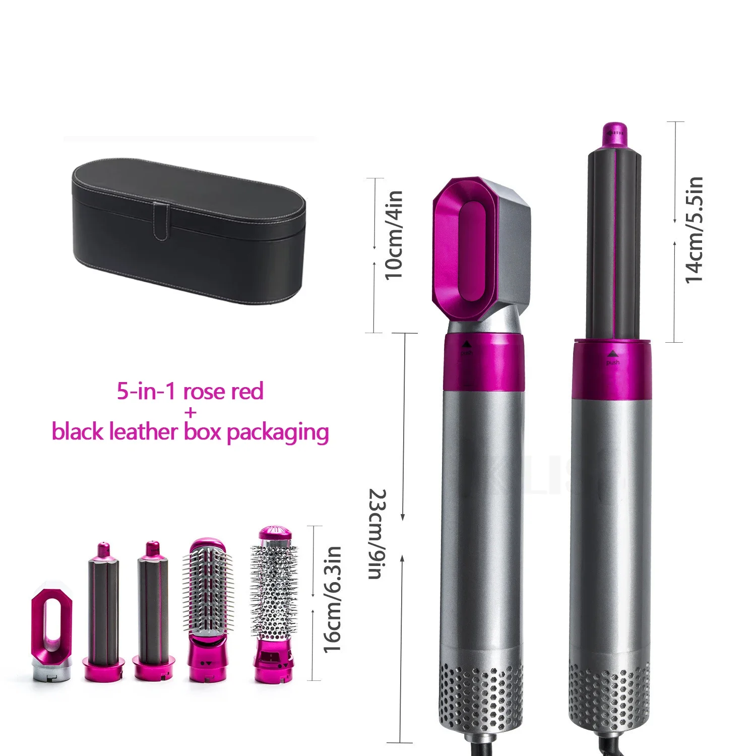 Professionele 5 in 1 Föhn Heteluchtkam Curler Voor Dyson Airwrap Föhn Styling Tool Stijltang Kappers tool