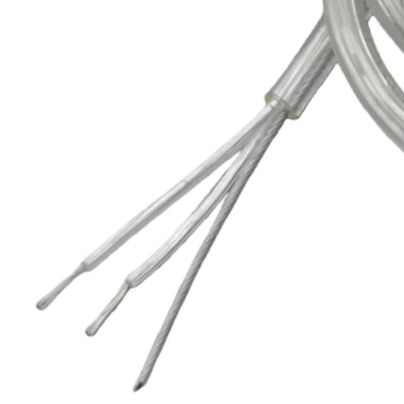 Electrical Wires 0.5mm square transparent color power cable cord with steel wire rope 2 cores cable for led pendant lights