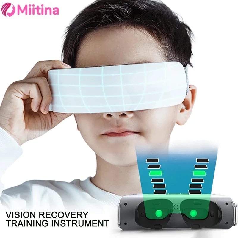 

Intelligent Vision Recovery Training Device ems Eye Massage Eye Care Relax Fatigue Travel Rest Rest Child Restore Myopia Glasses