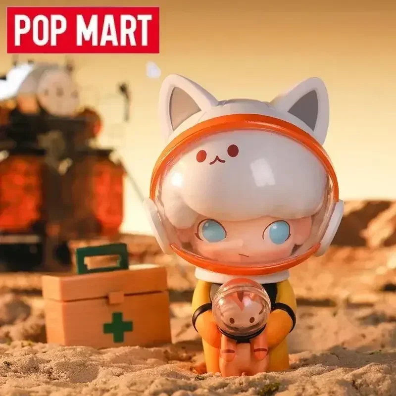 

POP MART Dimoo Space Travel Binary Mystery Box - Surprise Action Figure Blind Box Cute Model Toy for Birthday Gifts