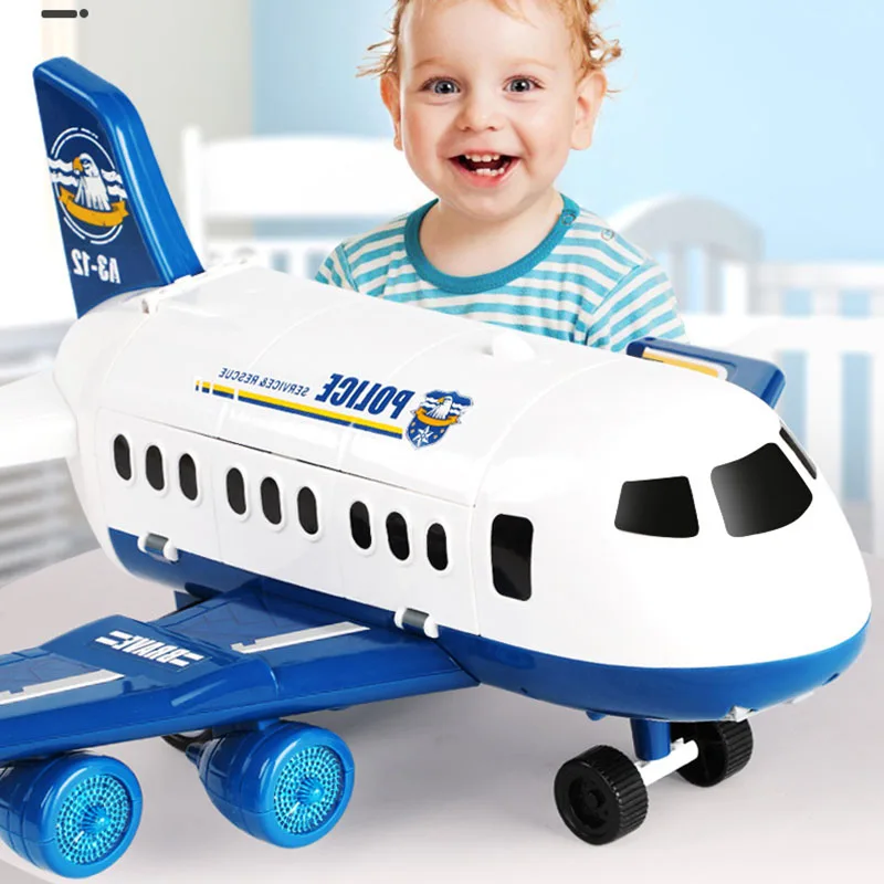 

Transport Cargo Airplane Toy Sleek And Smooth Corner Birthday Gift For Kid