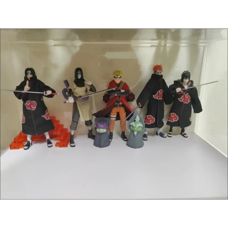 

Bandai SHFiguarts 2.0 Jiraiya Kakashi Hatake No1 Наруто топ 99 Саске Орочимару Учиха Мадара SHF Аниме Фигурка Экшн Игрушка