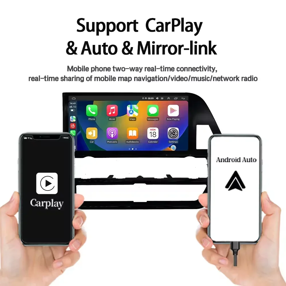 Lelv 12.3 "Android 13 Qled Schermo Per Kluger Highlander 2021 2022 Autoradio Multimediale Gps Lettore 2 Din Carplay