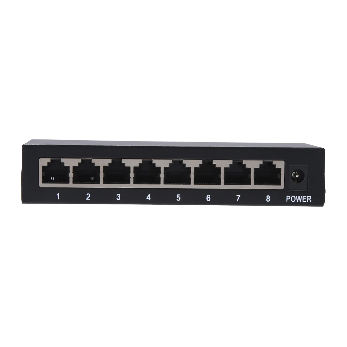 Switch ethernet gigabit de 8 portas, nenhum switch de rede poe, plug & play, montagem de mesa, melhora o desempenho da rede, plugue americano