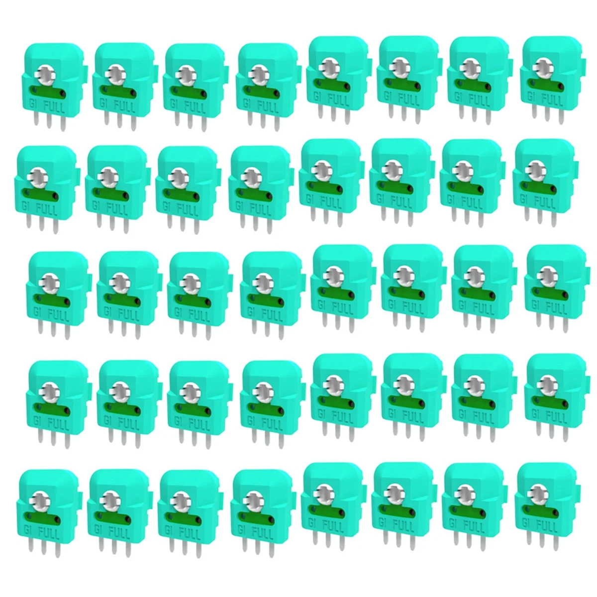 40PCS Hall Joystick Potentiometer Sensor Module for PS5 Game Controller Hall Joystick Axis Resistor Micro-Type Switch