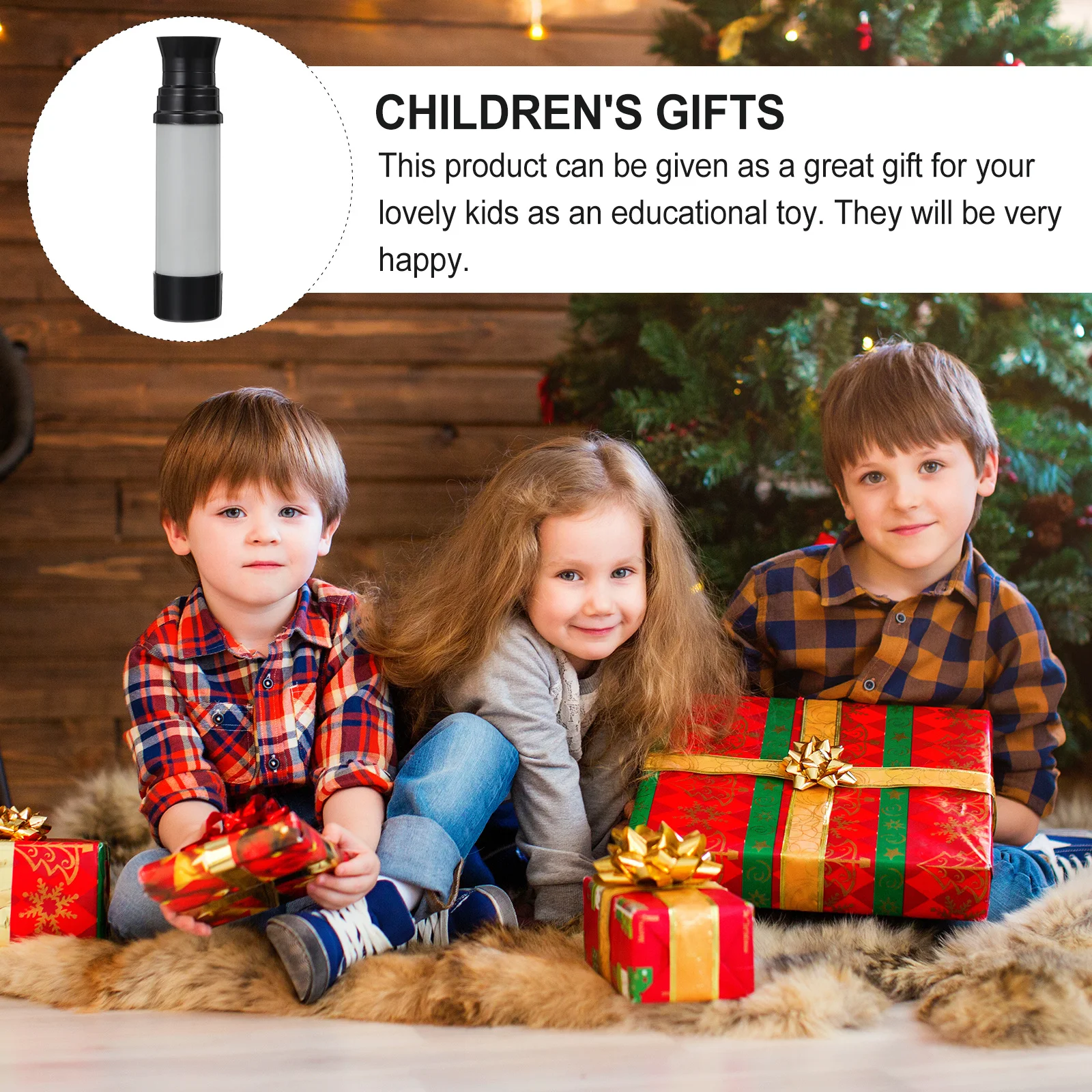 Single-Tube Plastic Monocular Kids Pirate Handheld Telescope Mini Portable Science Exploration Children Telescope