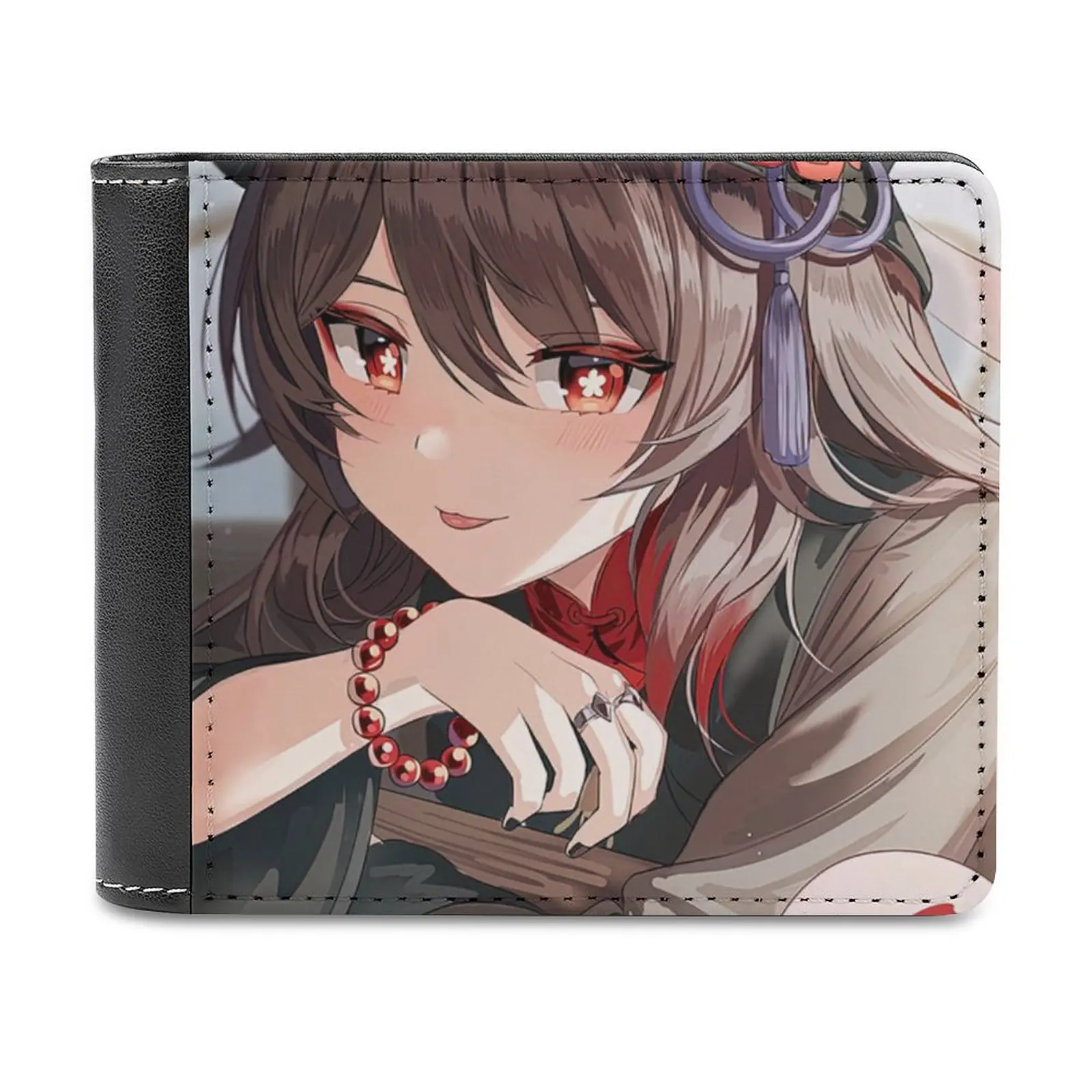 Cute Hu Tao Genshin Impact Men's Wallet Purses Wallets New Design Dollar Price Top Men Leather Wallet Hu Tao Hu Tao Genshin