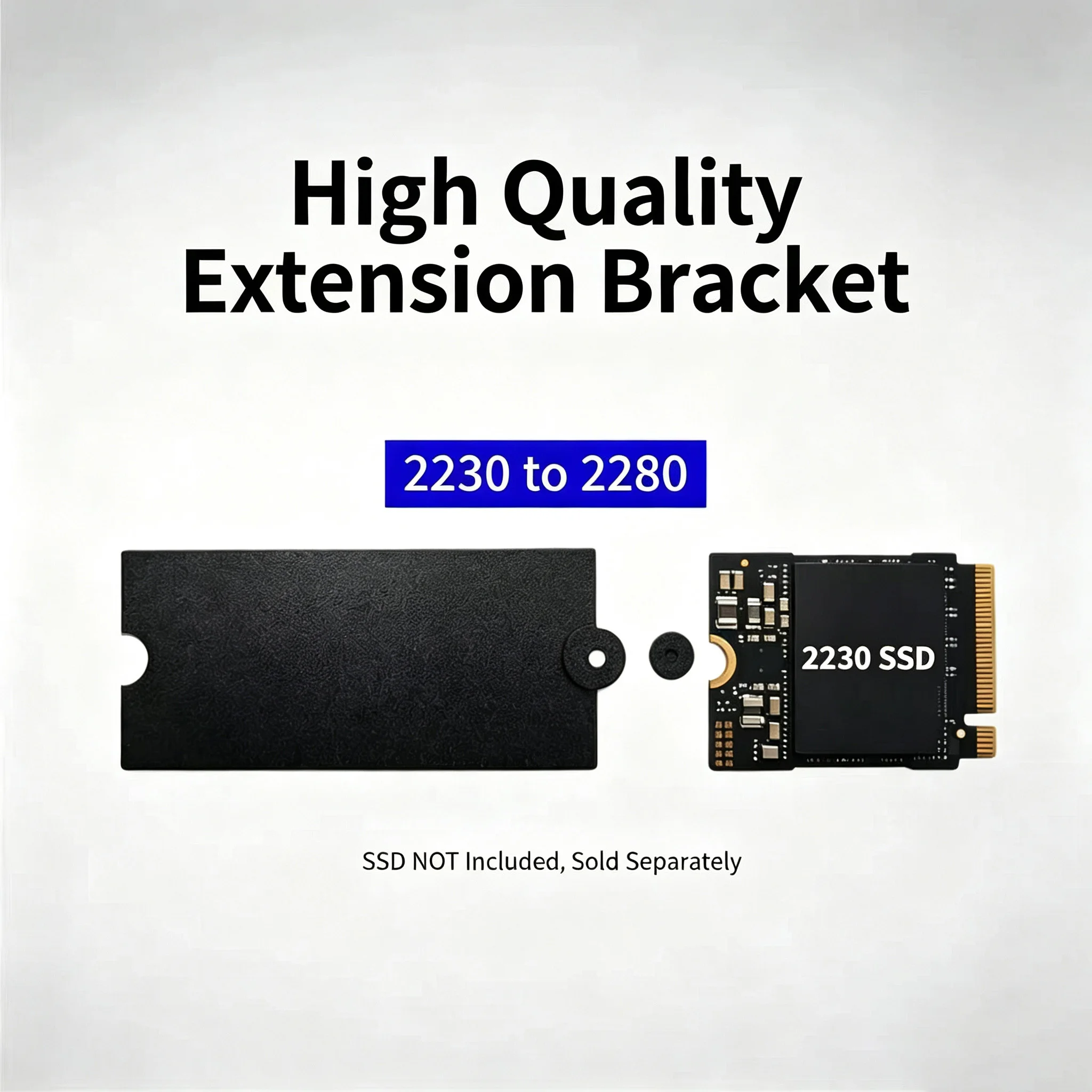 M.2 NGFF 2230 to 2280 SSD Adapter Extension Bracket, Solid State Drive Converter, Drop Shipping Available