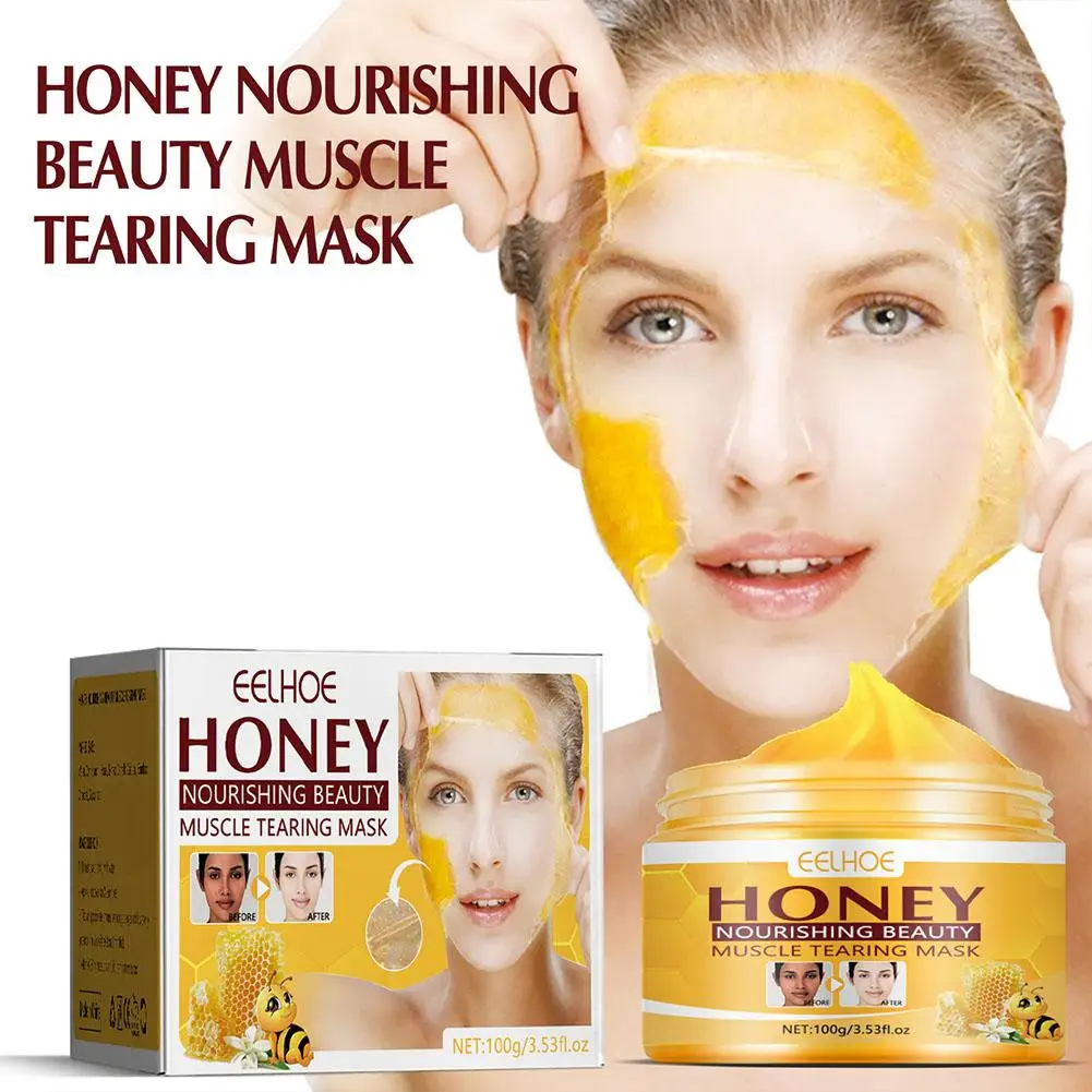 100g Rejuvenating Honey Tear-off , Honey Nourishing Muscle Tearing , Deeply Cleans Moisturizing For All Skin Types R9l8