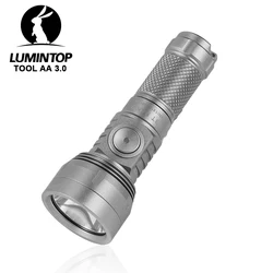 EDC LED Flashlight Titanium Sandblast Keychain Outdoor Powerful Camping Lantern Type USB C Rechargeable Lamp Light GT NANO 3.0