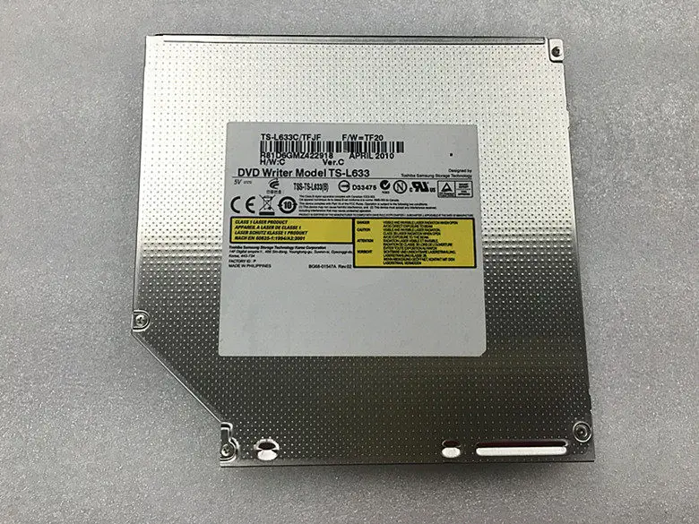 

Оригинальный оптический привод для записи DVD-дисков Samsung TS-L633C B F A SN-208DB FB для ноутбука 12,7 мм