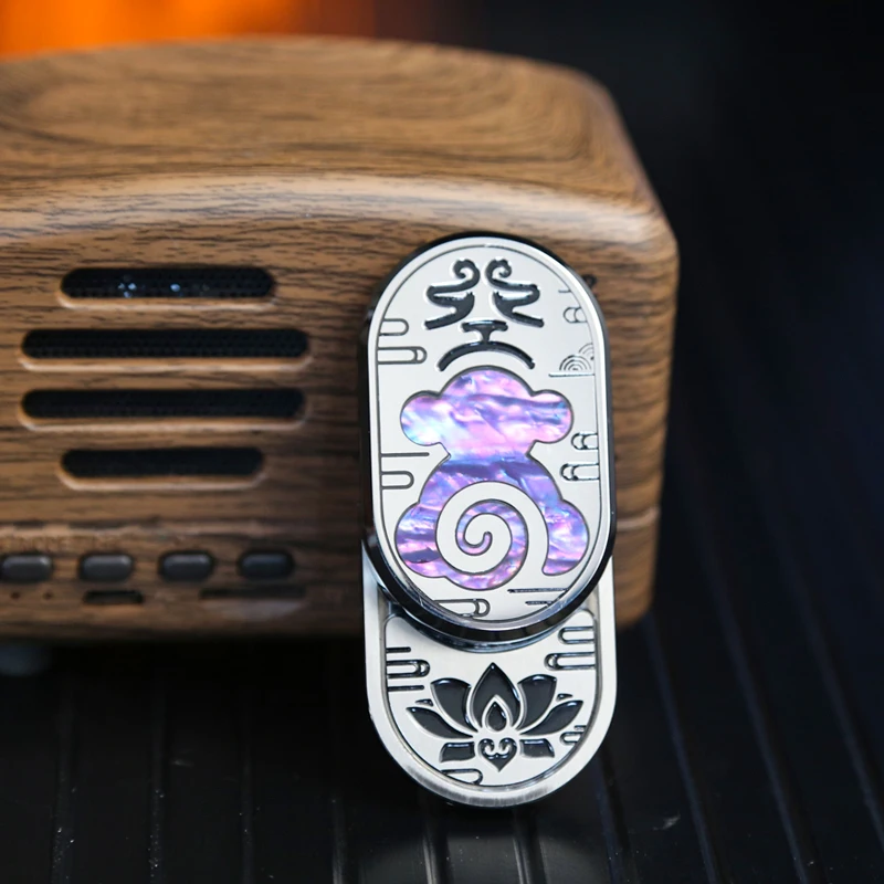 Wu Kong Fidget Slider Mechanic Fidget Slider Autism Metal EDC Fidget Toys Office Desk Toys Anxiety Stress Relief Toys Adult Gift