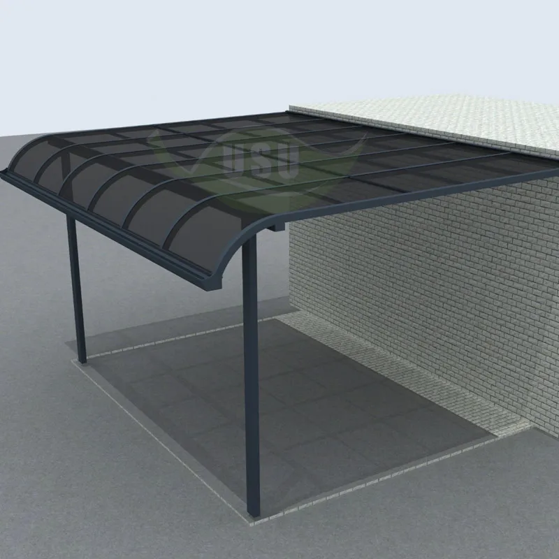 Polycarbonate rain shelter awning covers sun canopy for door and window gazebo