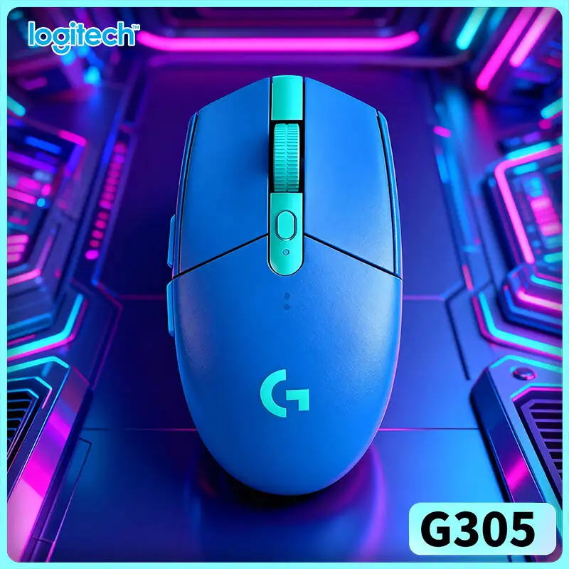 

Игровая мышь LIGHTSPEED Logitech G305, 12000 DPI HERO, 6 программируемых кнопок, 250 часов автономной работы, 99 г, совместима с ПК, Mac, ноутбуками
