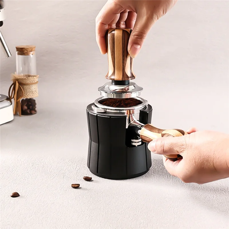 SEWS-Adjustable Coffee Tamper Holder For 51/54Mm Handles - Non-Slip Base, Ideal For Cafe, Restaurant & Home Use