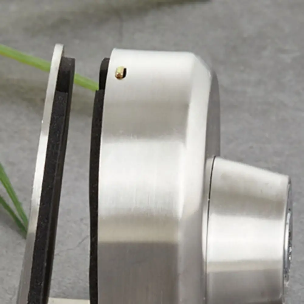 

10-12mm Frameless Glass Door Lock No Need Drilling Safe Glass Display Cabinet Lock Stainless Steel with Keys Door Lock Buckle