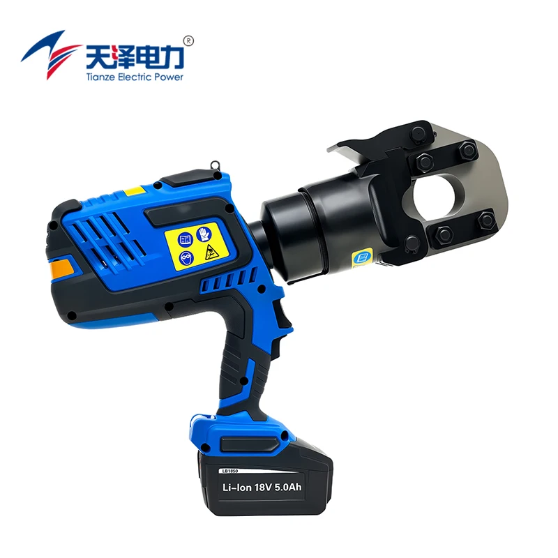 NBTC-3620 20T Cordless Hydraulic Wire Rope Cutter Battery Powered ACSR Soft Rebar Cutting Tool Heavy Duty Cable Scissors