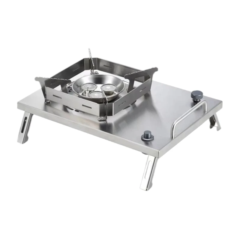 Portable 3-Burner IGT Camping Cooker | Multifunctional Outdoor Table Stove Ideal for Camping Trips & Picnics