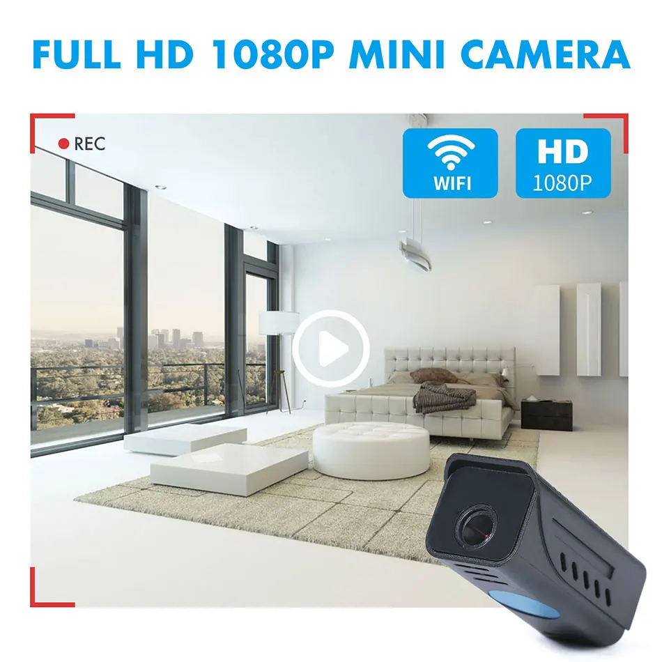

WIFI умный дом 1080P HD мини-камера безопасное время миниатюрная камера ночного видения цифровая камера износа обнаружения движения дистанционное управление