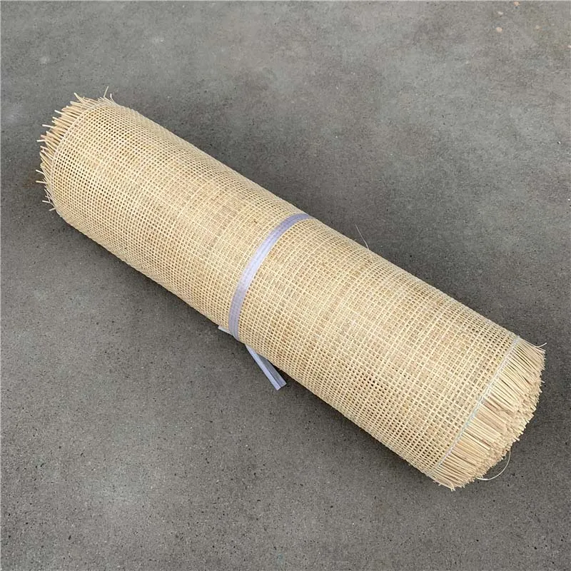 Natural Cane Webbing Real Indonésio Xadrez Tecelagem Rattan Repair Material para Móveis Cadeira Mesa Sapato Gabinete Decoração Quente