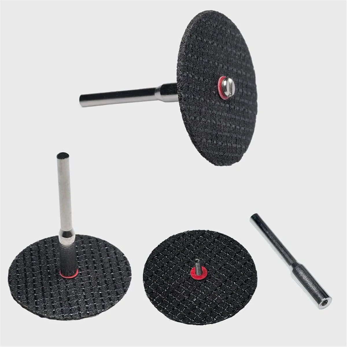 ABXK 60PCS Rotary Tool Cut Off Wheels 1-1/4Inch Reinforced Fiberglass Cut Off Wheels &4PCS Mandrels Rotary Tool Accessories